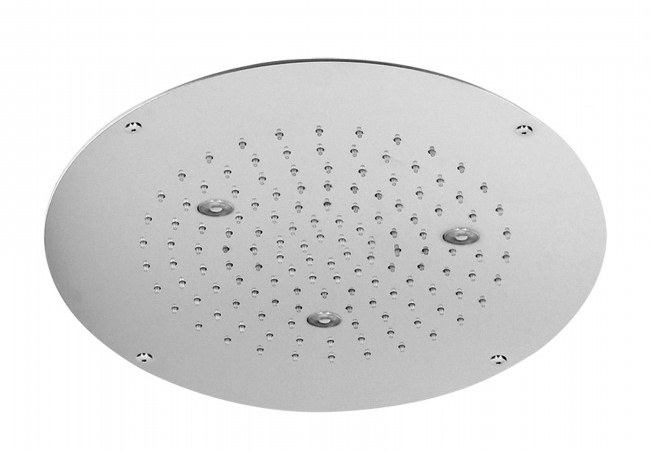 888 / C4RPR ХРОМОТЕРАПИЯ / ХРОМОТЕРАПИЯ Ø 400 мм. стальная круглая потолочная душевая лейка с функцией дождя и хромотерапией с сенсорным управлением для активации хромотерапии. Bongio Wellness 888/C4RPR CROMOTERAPIA/CHROMOTHERAPY