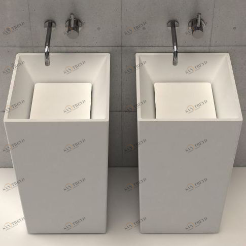46685 Напольная раковина стоящая квадратная Dimasi 