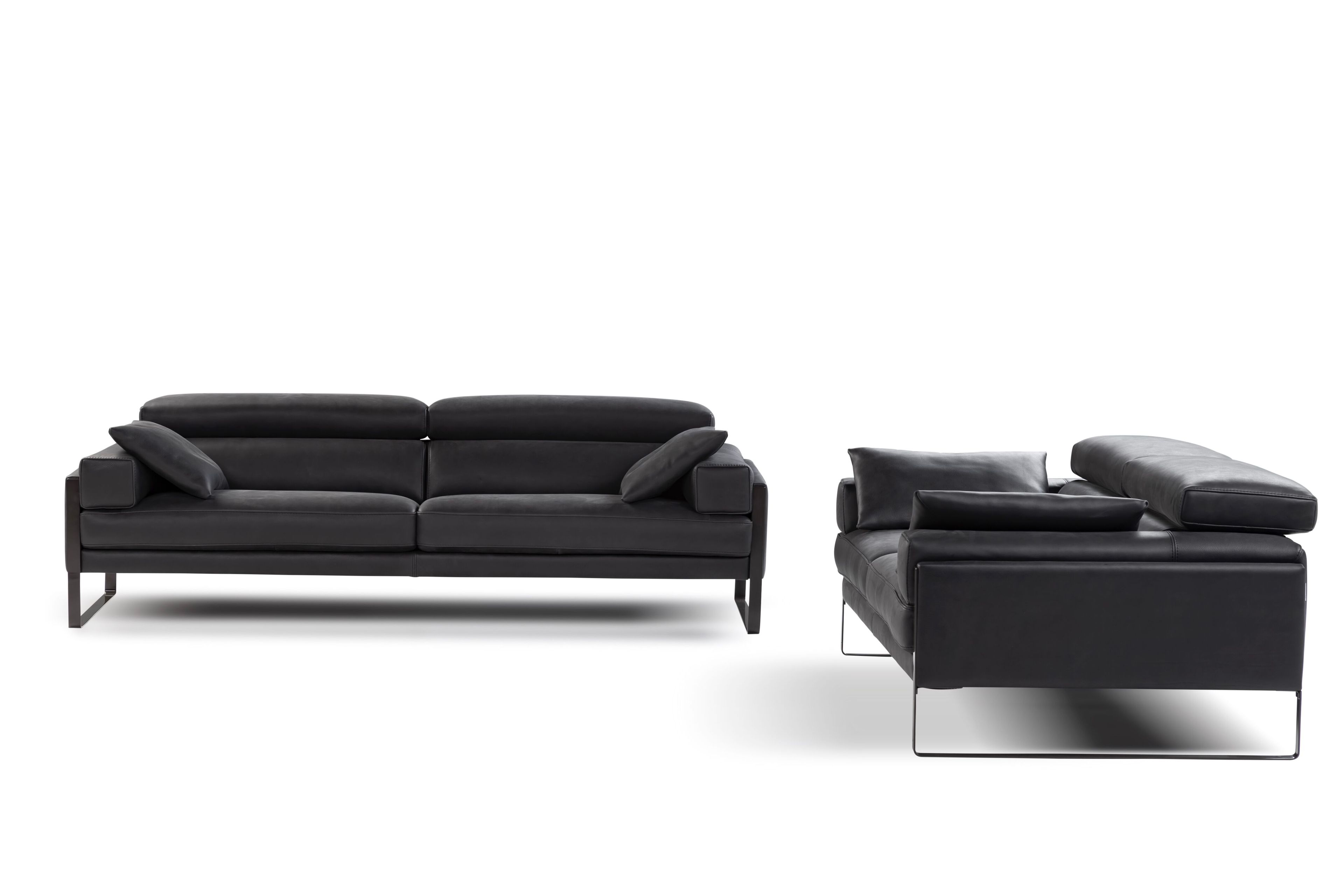 Кожаный диван с подголовником Calia Italia премиум ARCH-00124292 - Вид №1