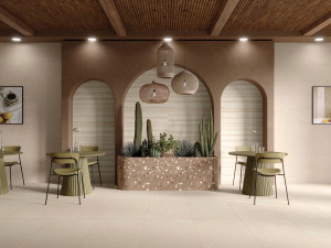 Пол / керамогранит с эффектом цемента