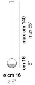 Vetreria Vistosi Подвесной светильник из стекла Bolle sun-id-1388195 - Вид №4