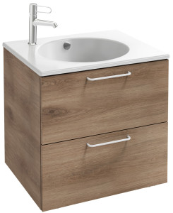 EB2520-R6-M90 Тумба под столешницу 60 см, 2 ящика, белая ручка JACOB DELAFON ODÉON RIVE GAUCHE