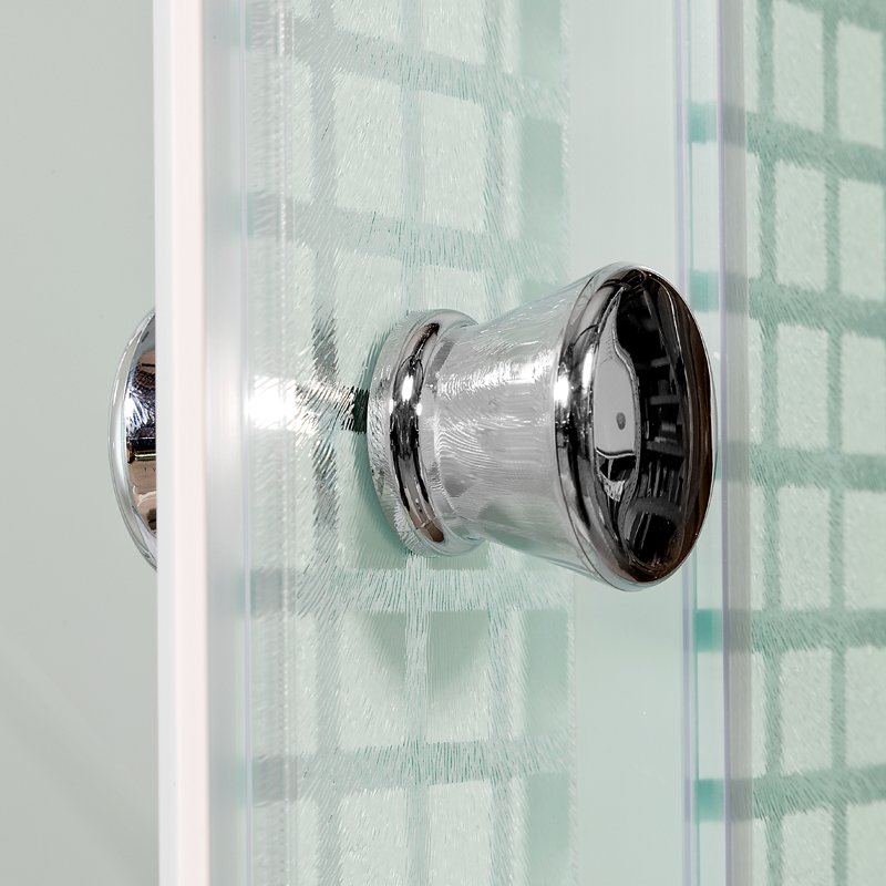 B90S+ эл. BLACK Душевая кабина DETO Серия В L 920 L с гидромассажем - Вид №5