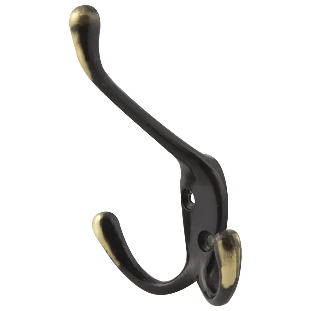 Крючок тройной LK0301AB, металл, цвет античная латунь LAMPLANDIA STLM-2122871