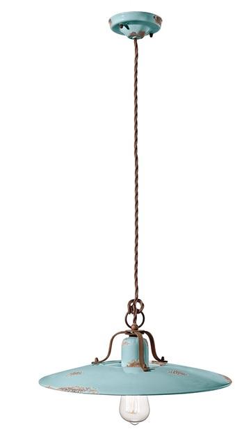 FERROLUCE Подвесной светильник прямого света из керамики Country C1441-c1442-c1443 - Вид №2