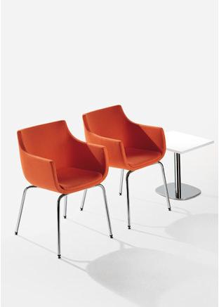 Sesta Стул с подлокотниками для залов ожидания D&n pad Dp-011 - Вид №1