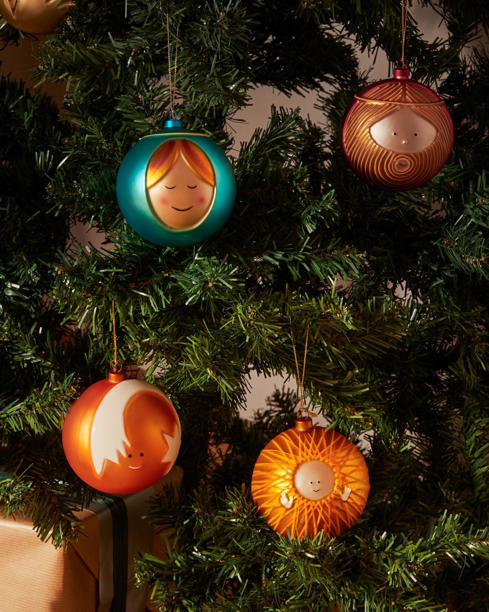 Набор из 10 елочных шаров Alessi Le Palle Nativity AMJ13S10 - Вид №2