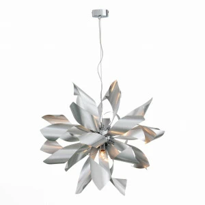 Дизайнерская подвесная люстра ST Luce Spiraglio SL453.003.06 серебро ST LUCE ДИЗАЙНЕРСКИЕ 108702 Серебро