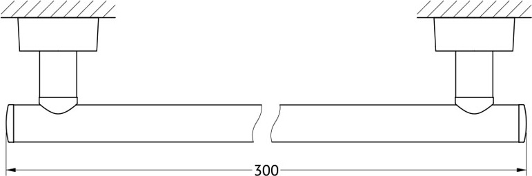 NOS 029 Штанга для полотенца 30 cm FBS Nostalgy - Вид №1