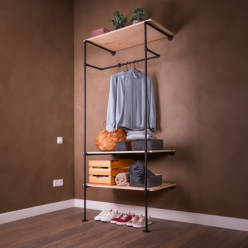 Металлическая труба , 250x20x20 мм, черный LJPS0629 Public Steel Россия  - Вид №4