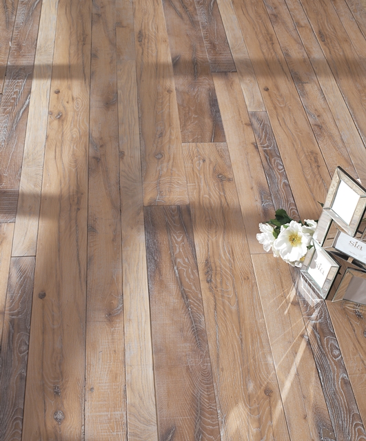 Tav2 Tifernoit Древний дуб из утилизированных балок более 100 лет Parquet - Вид №2