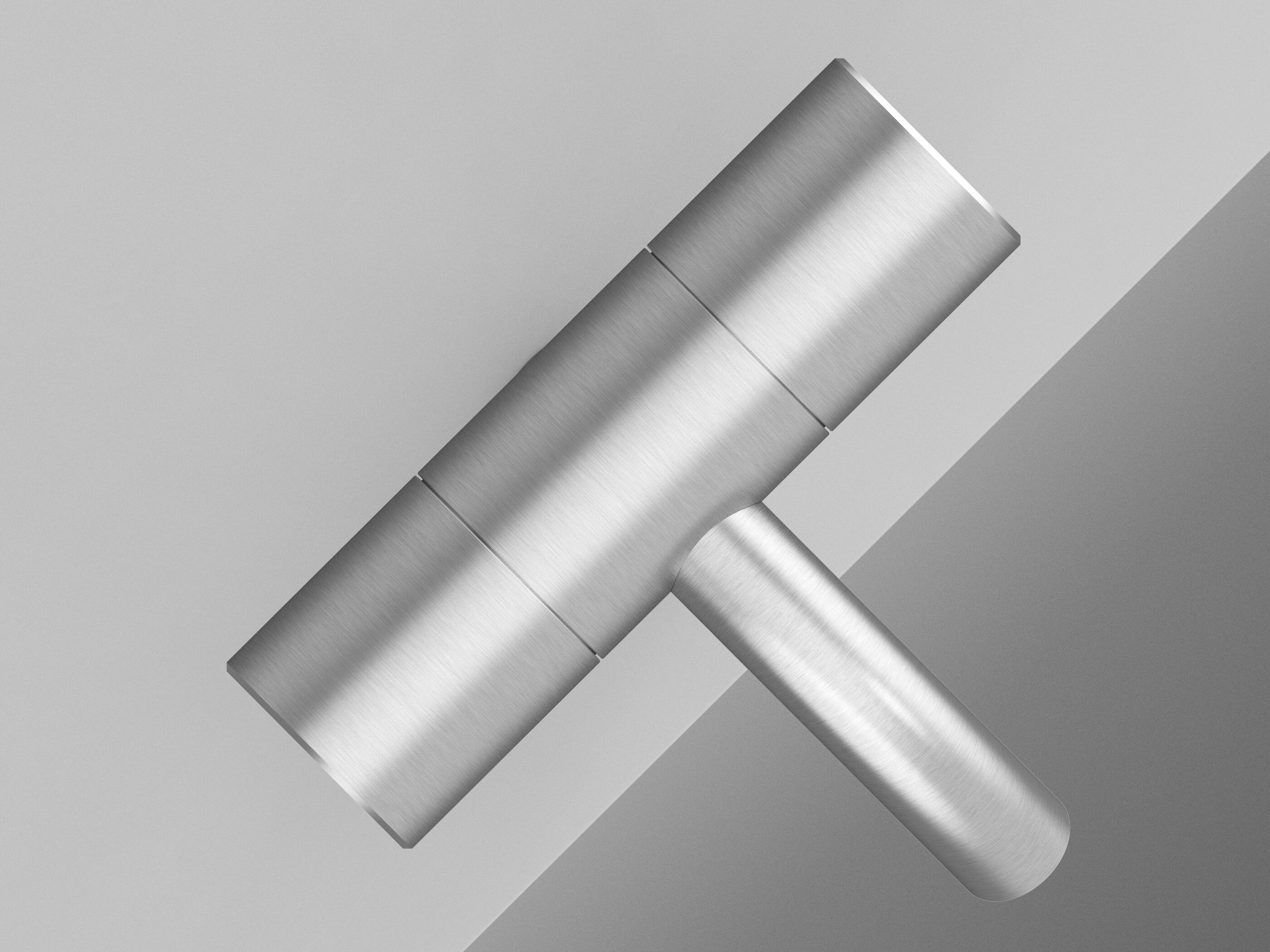 Смеситель для раковины из нержавеющей стали с одним отверстием Quadrodesign Hum ARCH-00017877