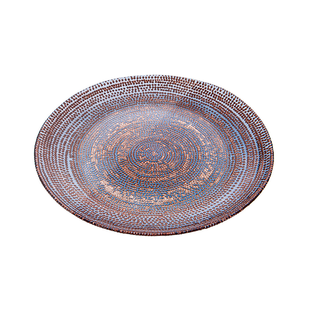 339-058 Посуда стеклянная "INSPIRATION" Тарелка d 21 см 3.5 см Lefard 