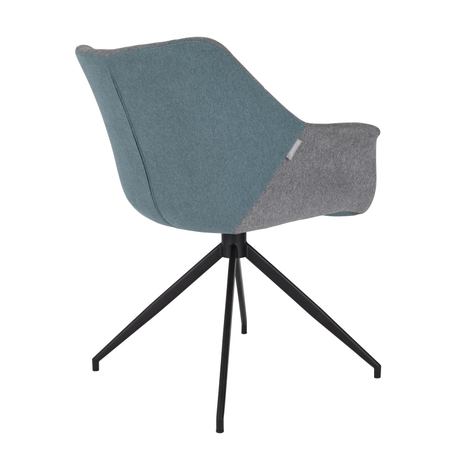 Кресло Doulton голубое Zuiver 1200114 - Вид №10