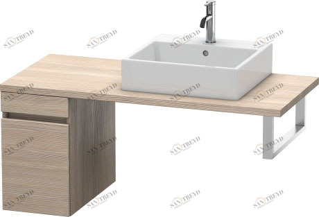 DS533003131 DuraStyle Шкафчик для консоли Сосна серебристая, декор Duravit