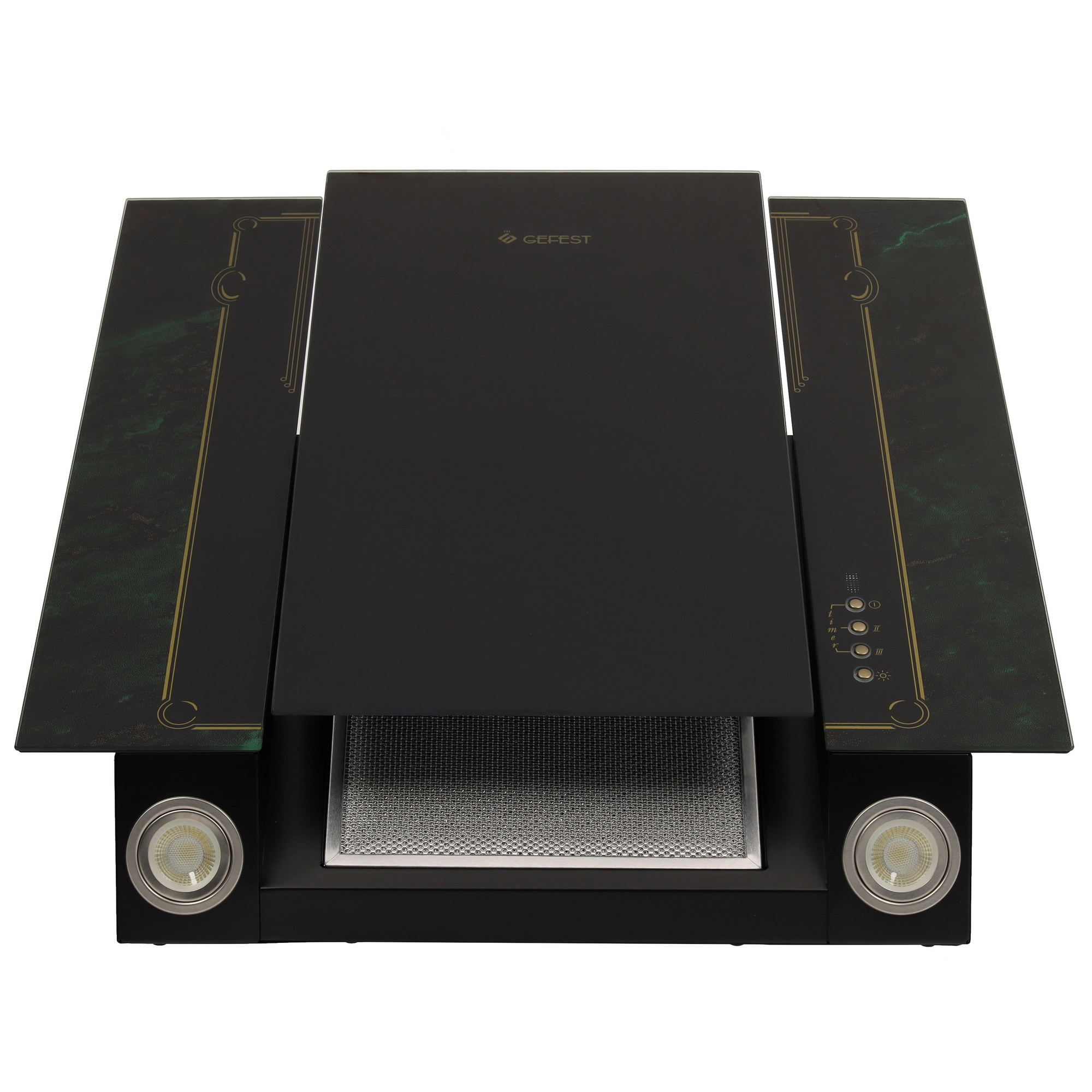 1607042 Вытяжка наклонная Gefest ВО 3603 К69 зеленый/черный STDN-0028581 - Вид №6