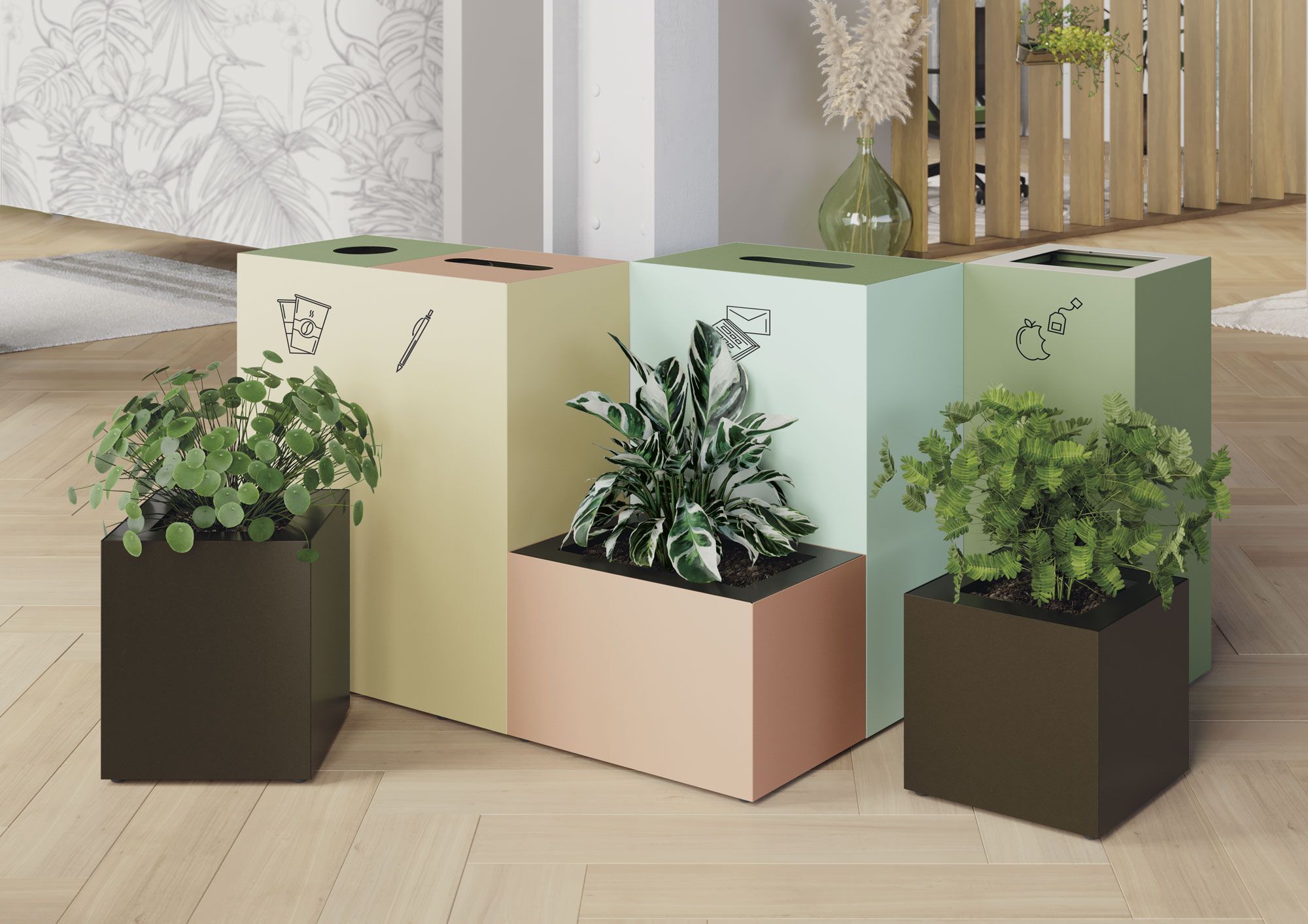 Стальная плантатор с порошковым покрытием Manade Pick'up ARCH-00147701 - Вид №3