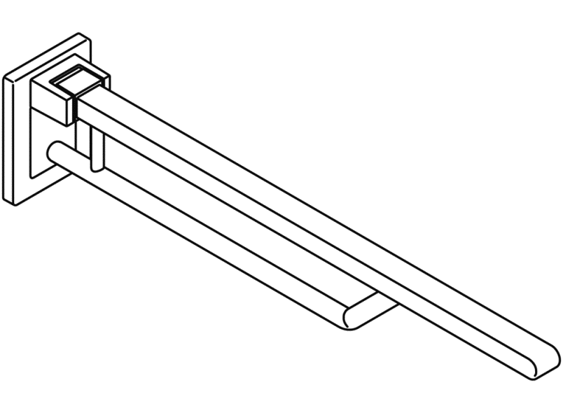 950.50.62140 Мобильный складной опорный рельс Duo HEWI Stützen  - Вид №7