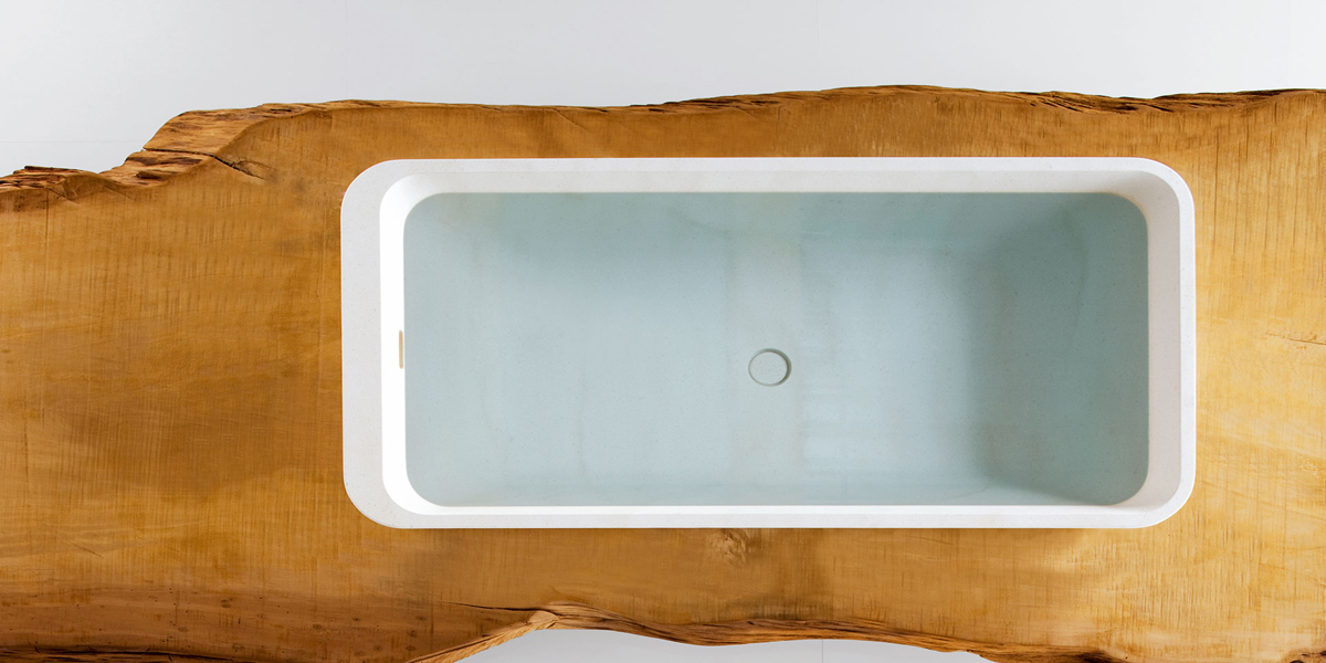 TLV Подвесная раковина настенная прямоугольная Neutra Design Duo - Вид №3