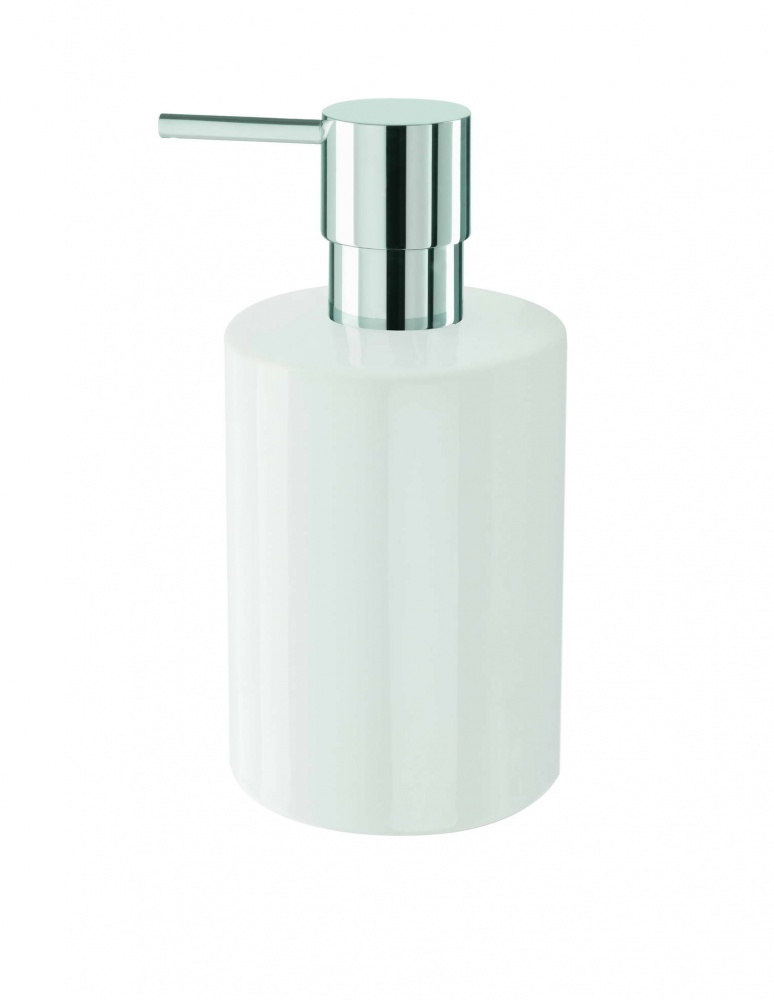 BK30AP(08-BI) Stil Haus Buket, наcтольный керамический дозатор, цвет хром - белая керамика 