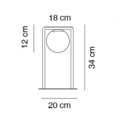 Alma light Настольная лампа из алебастра Tribeca 2800 - Вид №5