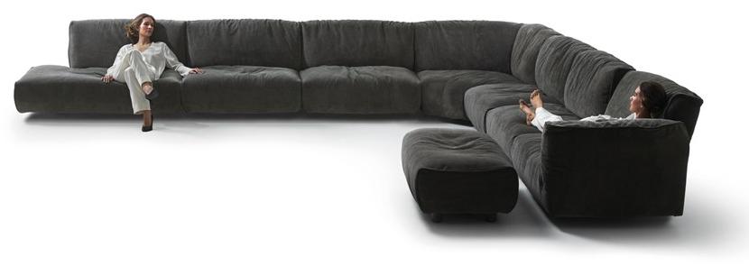 edra Модульный диван из ткани sun-id-1434678 - Вид №6