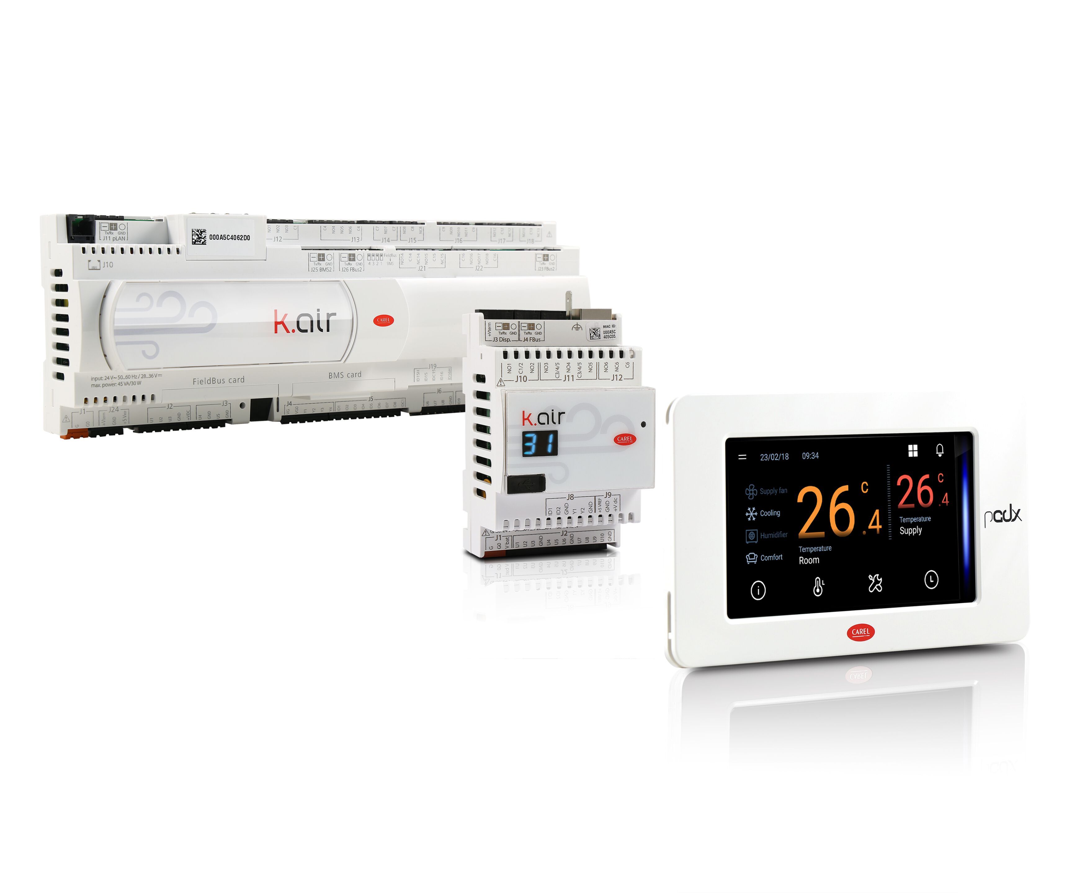 Система управления для системы кондиционирования воздуха CAREL INDUSTRIES k.Air ARCH-00067130 - Вид №1