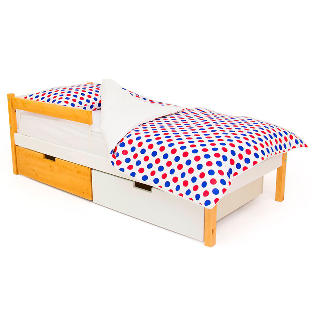 Детская кровать Svogen classic дерево, белая БЕЛЬМАРКО  326802 Белый;желтый Santreyd  - Вид №6