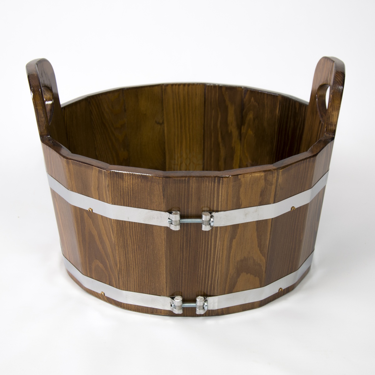 167 Шайка для бани (лиственница морёная) Alyarus  - Вид №5