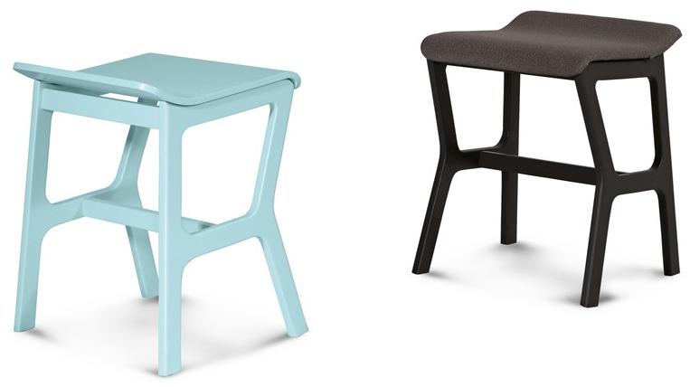 TrabA' Низкий табурет из ткани Nhino 0013-h47-imb - Вид №1