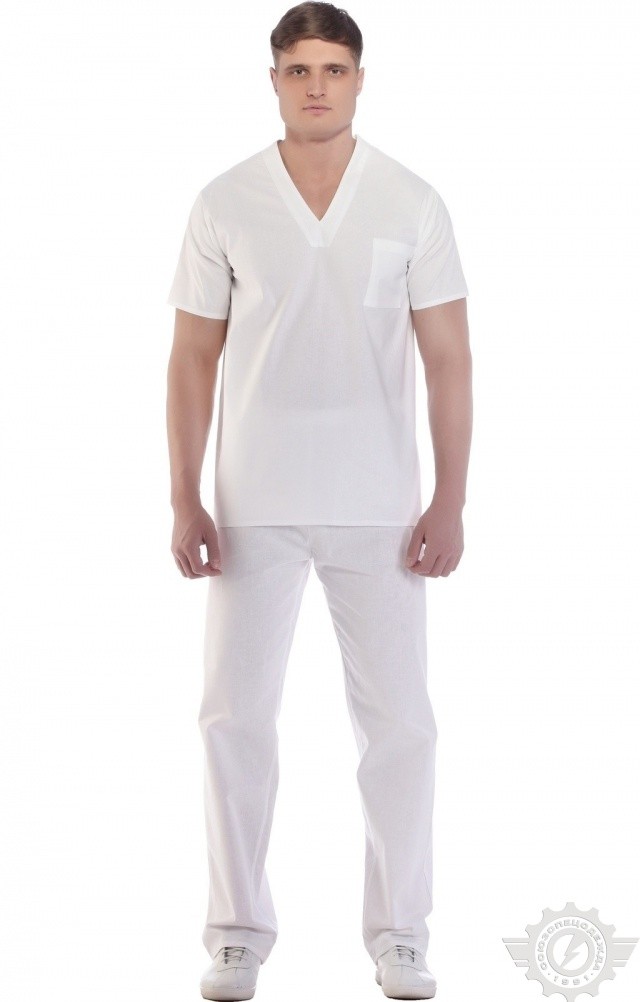 66030 Куртка пекаря  Повар  размер 40-42/158-164 Спецодежда  - Вид №3