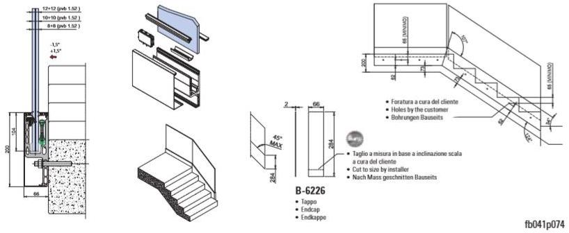 Metalglas Bonomi Лестничная балюстрада sun-id-1508809 - Вид №1