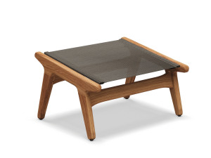 Прямоугольная Садовая подставка для ног из ткани и тика