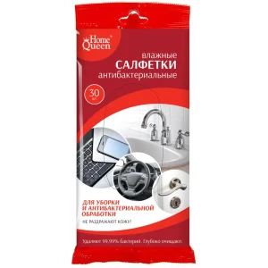Влажные салфетки Home Queen антибактериальные