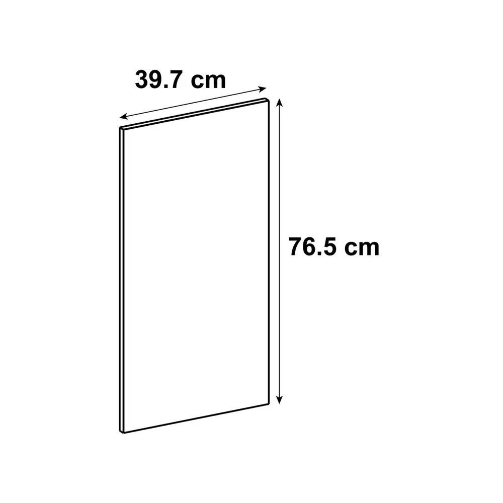 Фасад со стеклом Петергоф 39.7x76.5 см Delinia ID МДФ цвет бежевый 82351259 STLM-2067391 - Вид №3