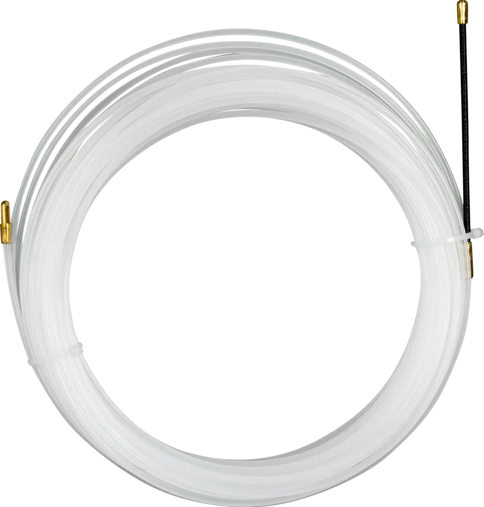 Зонд для протяжки кабеля ЭКОПЛАСТ 20 м с металлическими наконечниками 10057684