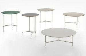 Manerba Круглый высокий журнальный столик Litta St142f60