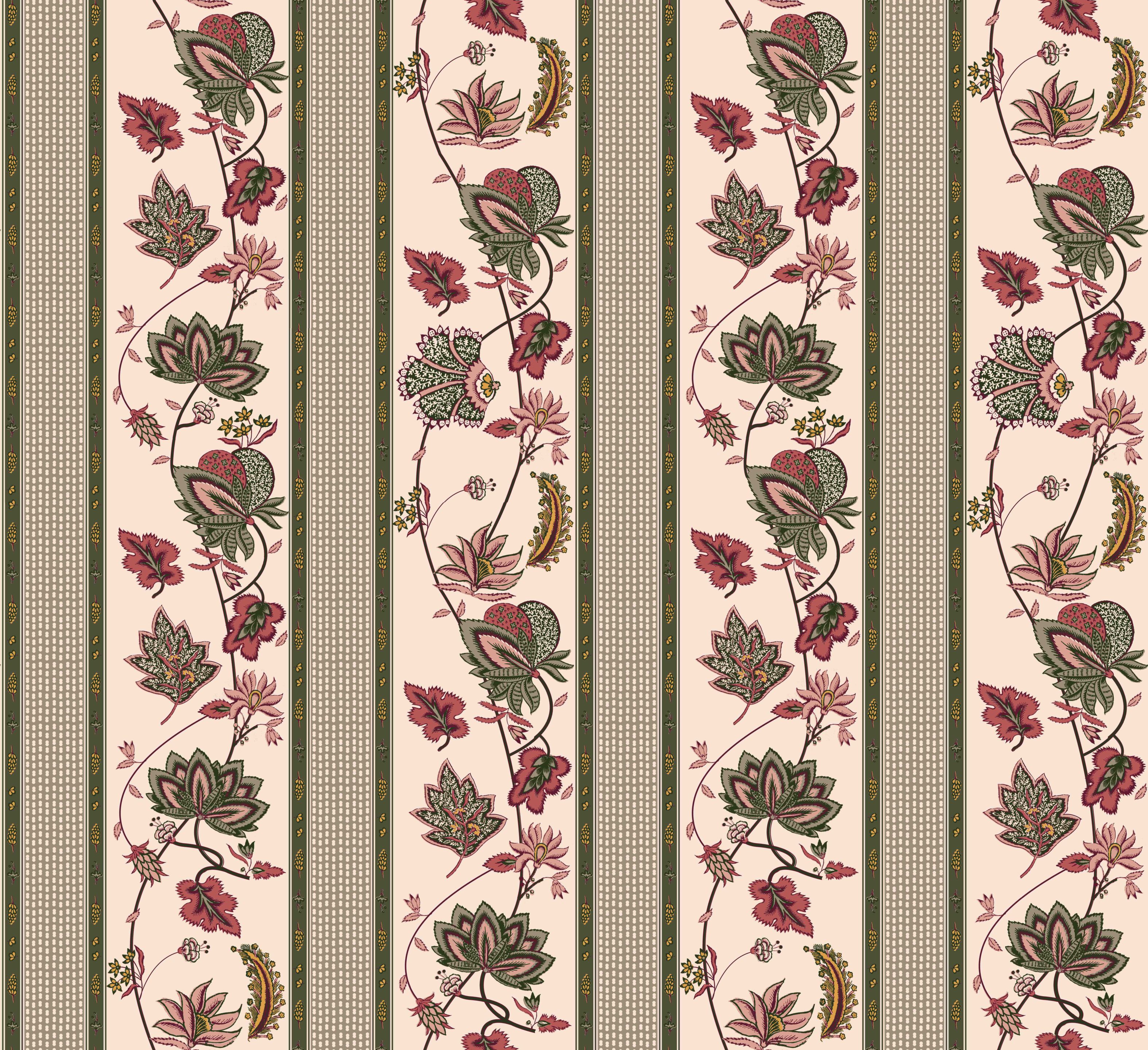 Цветочные узоры нетканые обои LELIEVRE Quenin-Belle Époque ARCH-00044249 - Вид №14