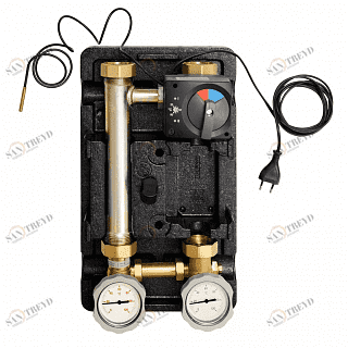 Смесительная насосная группа MEIBES MK 1" с электронным термостатом 0-95C без насоса ME458415EARU
