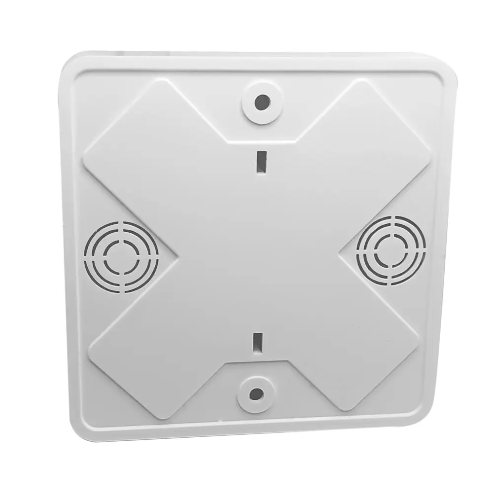 Распределительная коробка открытая Mirkl 75x75x20 мм 2 ввода цвет белый STLM-2190880 - Вид №2