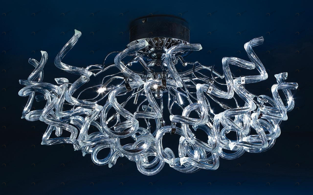Потолочная люстра Citilux Streamer EL327C08.0 CITILUX ДИЗАЙНЕРСКИЕ, STREAMER 182450 Хром 