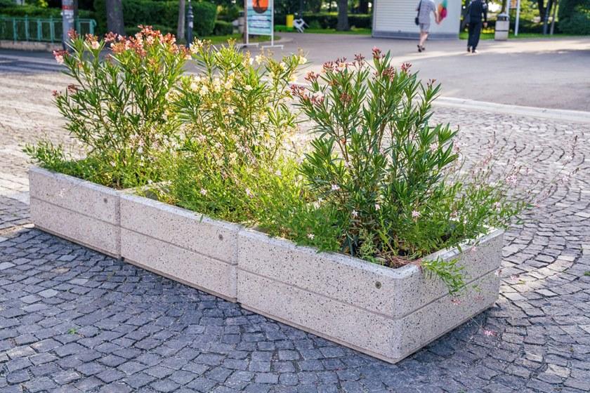 ENCHO ENCHEV - ETE Квадратная кашпо для общественных мест  214  - Вид №1