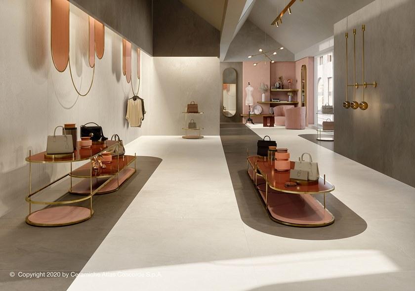 Atlas Concorde Белая плитка для стен с эффектом смолы Prism sun-id-1514355 - Вид №32