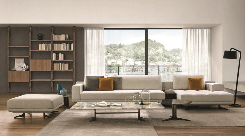 Bodema Модульный угловой диван из ткани с шезлонгом Blake sun-id-1394777 - Вид №2