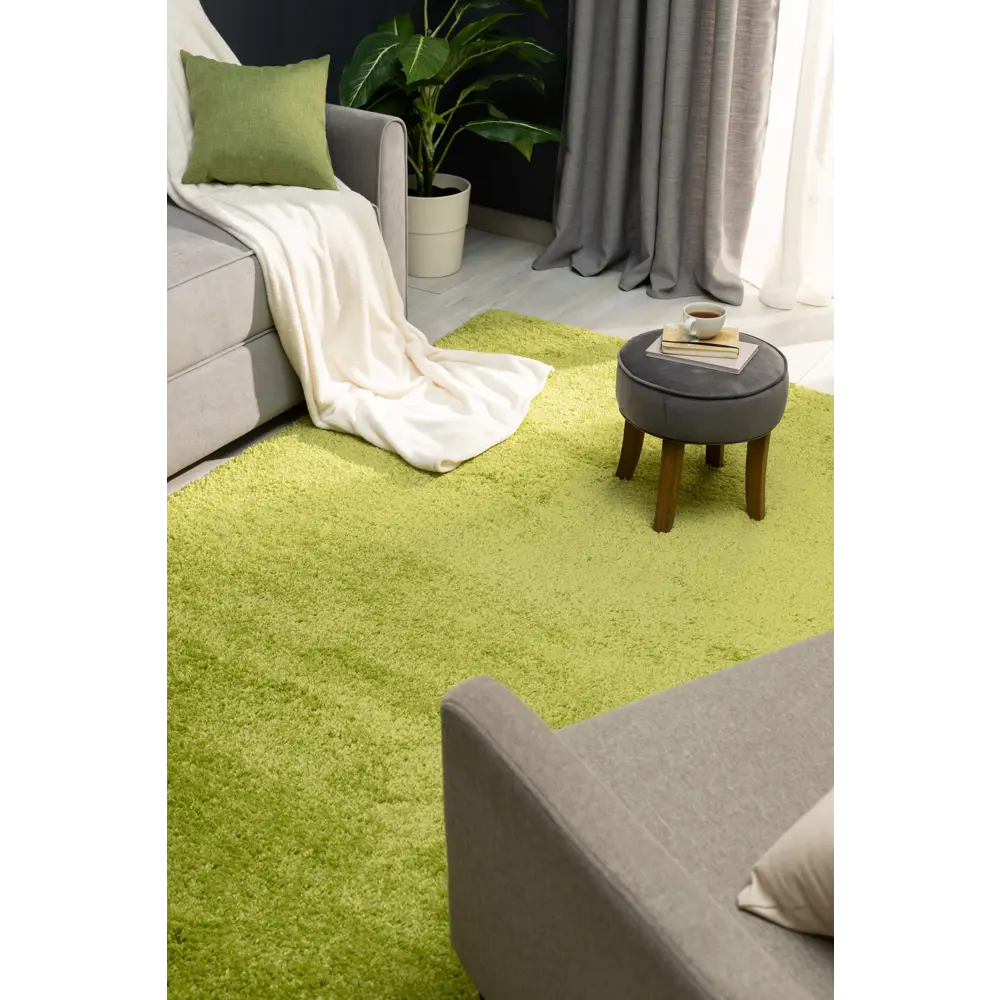 Ковер полипропилен Шагги Тренд 150x230 см цвет зеленый 13845483 STLM-2200254 MERINOS  - Вид №4