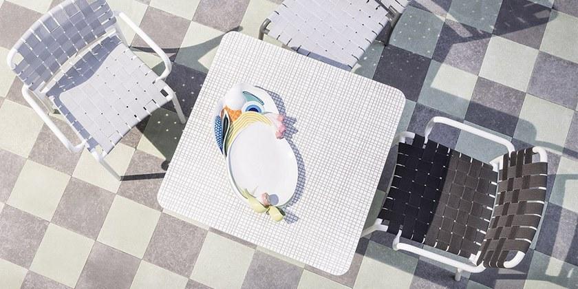 Gervasoni Квадратный садовый стол с бетонной столешницей Gervasoni outdoor sun-id-1464823 - Вид №4