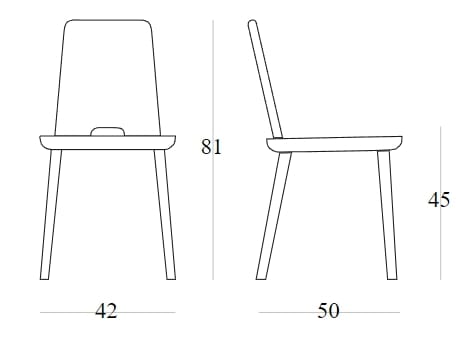 Стул из ясеня SIPA планшет ARCH-00120230 - Вид №9