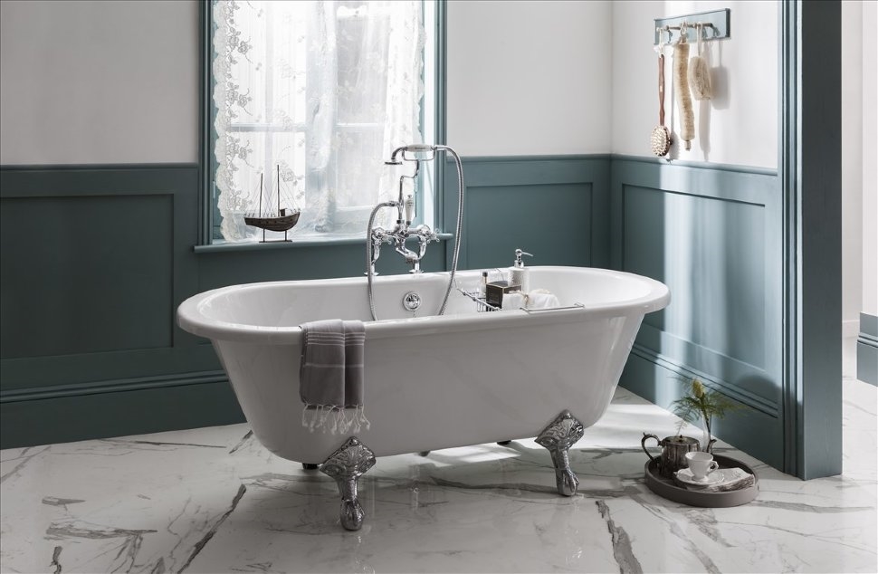 Ванна акриловая Windsor двусторонняя с ножками L2W Windsor Burlington E3, L2W - Вид №2