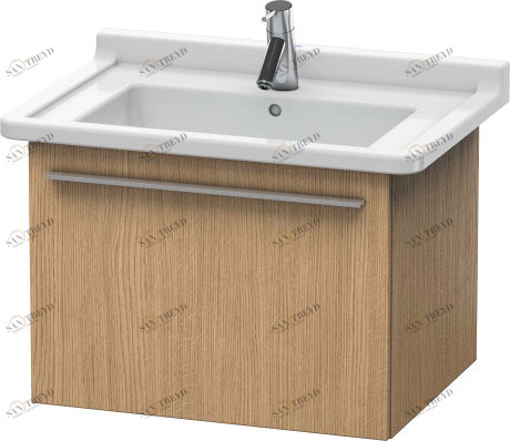 XL605605252 Тумбочка подвесная X-Large #XL6056 600 x 468 мм Европейский дуб, декор Duravit