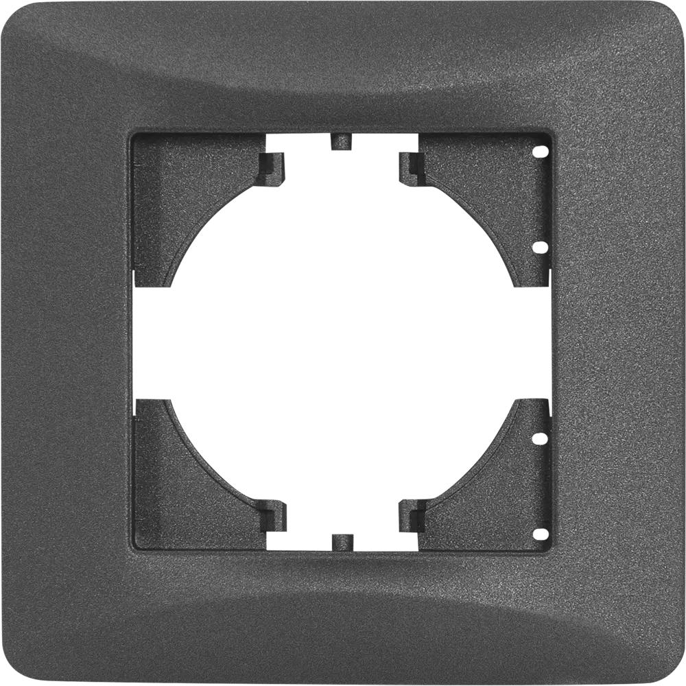 Рамка GUSI Electric Ugra для розеток и выключателей в стиле графит 83865119 STLM-0045263